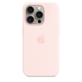 iPhone 15 Pro Silicone Case with MagSafe - Light Pink