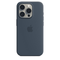 iPhone 15 Pro Silicone Case with MagSafe - Storm Blue