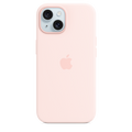 iPhone 15 Silicone Case with MagSafe - Light Pink