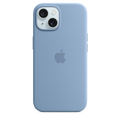 iPhone 15 Silicone Case with MagSafe - Winter Blue