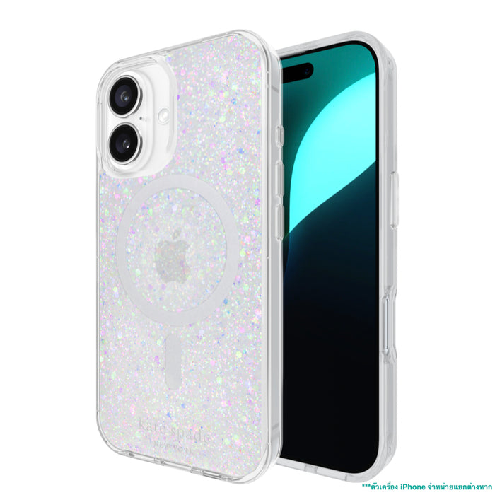 เคสกันกระแทก iPhone 16 Kate Spade Prints MagSafe ลาย Chunky Glitter Iridescent
