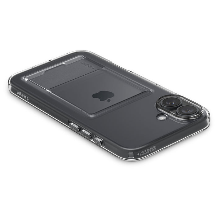 เคสกันกระแทก iPhone 16 Plus Spigen Crystal Slot สี Crystal Clear