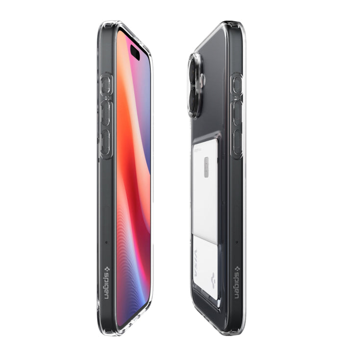 เคสกันกระแทก iPhone 16 Plus Spigen Crystal Slot สี Crystal Clear
