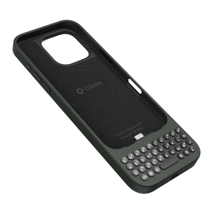 เคสพร้อมคีย์บอร์ด สำหรับ iPhone 16 Pro สี Onyx