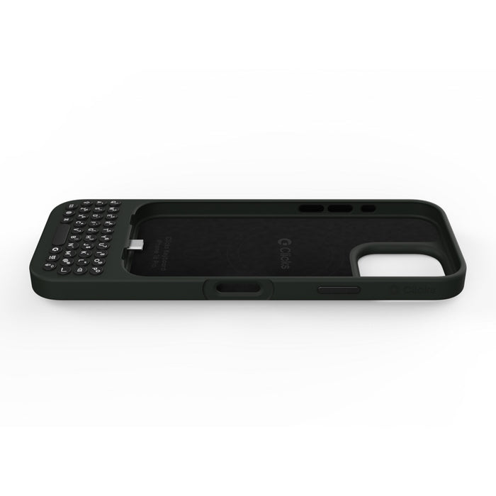 เคสพร้อมคีย์บอร์ด สำหรับ iPhone 16 Pro สี Onyx