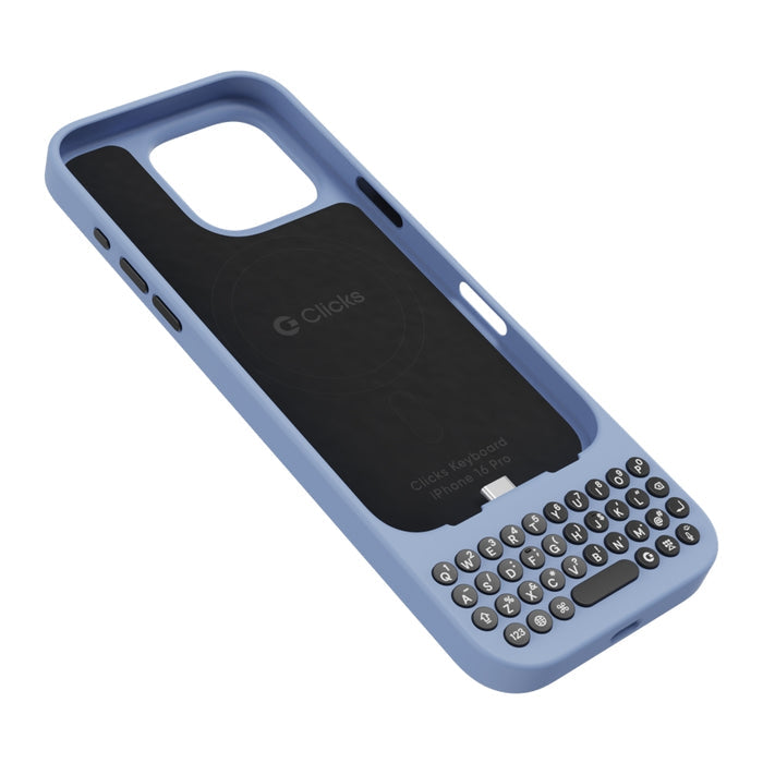 เคสพร้อมคีย์บอร์ด สำหรับ iPhone 16 Pro สี Surf