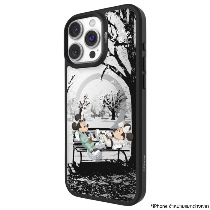 เคสกันกระแทก iPhone 16 Pro Max Belkin Sheerforce ลาย Mickey and Friends รองรับ MagSafe