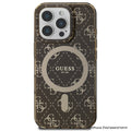 เคสไอโฟน 4G Tone รองรับ MagSafe สำหรับ iPhone 16 Pro Max สี Brown จากแบรนด์ GUESS