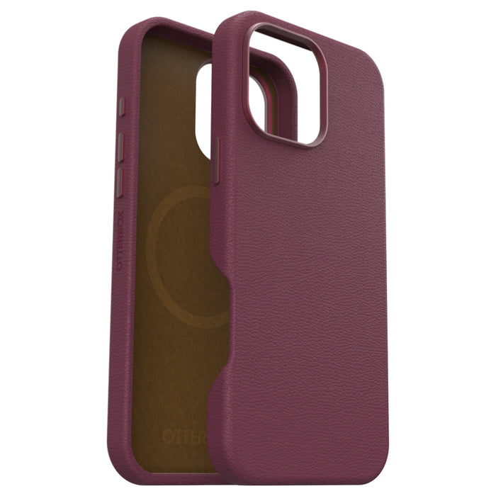 เคสกันกระแทก iPhone 16 Pro Max Otterbox Symmetry Cactus Leather สี Maroon Bells Red