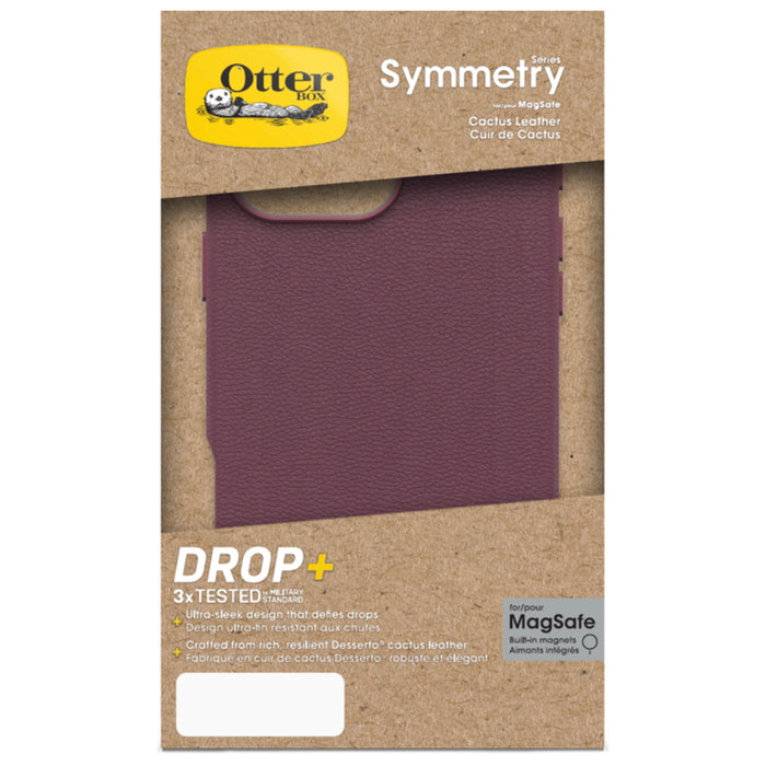 เคสกันกระแทก iPhone 16 Pro Max Otterbox Symmetry Cactus Leather สี Maroon Bells Red