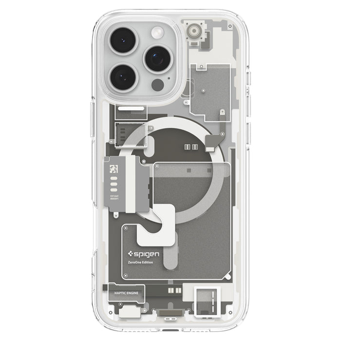 เคสกันกระแทก iPhone 16 Pro Max Spigen Ultra Hybrid Magfit สี Zero One Natural Titanium