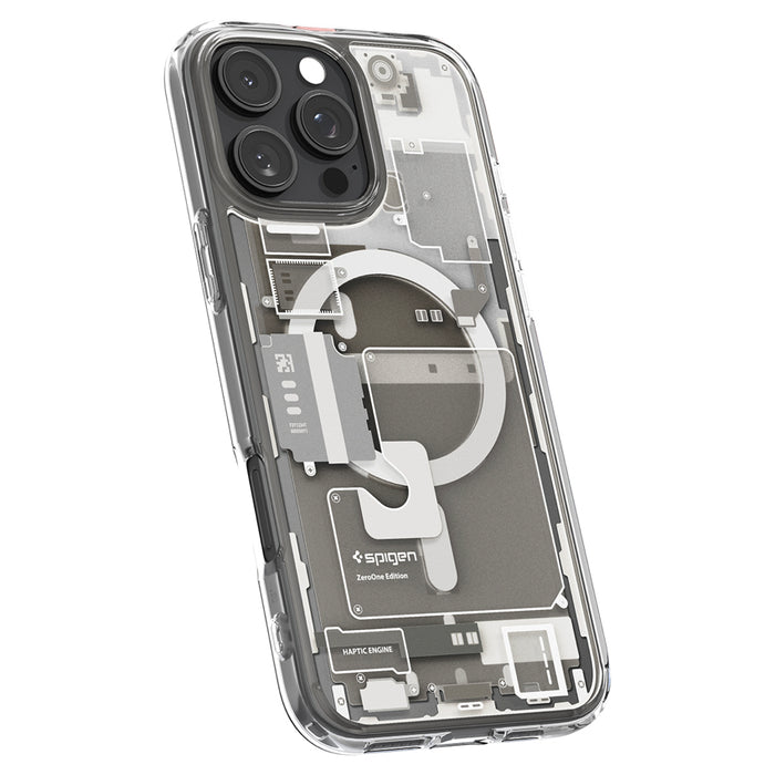เคสกันกระแทก iPhone 16 Pro Max Spigen Ultra Hybrid Magfit สี Zero One Natural Titanium