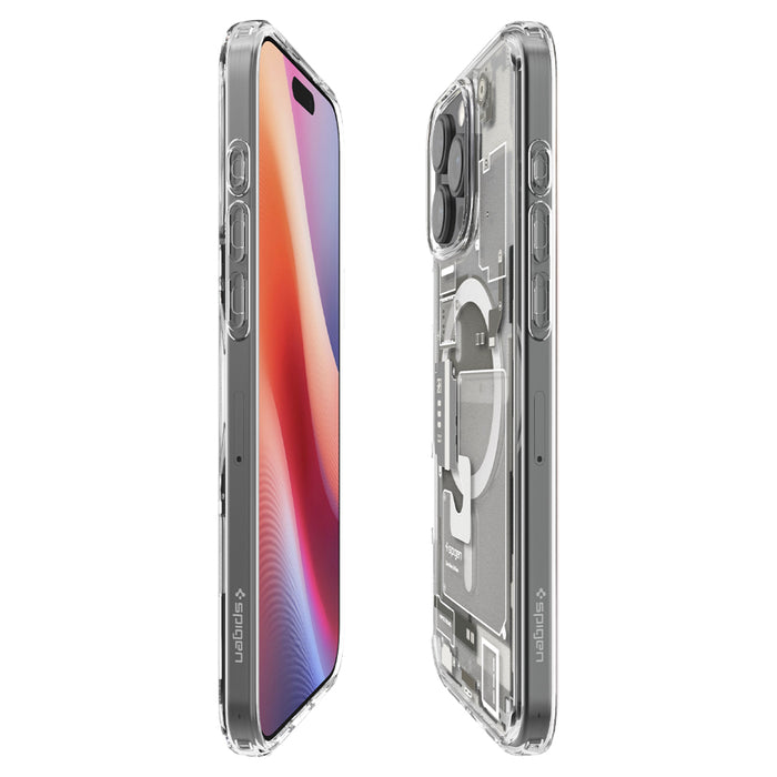 เคสกันกระแทก iPhone 16 Pro Max Spigen Ultra Hybrid Magfit สี Zero One Natural Titanium