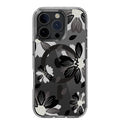 เคสกันกระแทก Switcheasy Pattern รองรับ MagSafe สำหรับ iPhone 16 Pro สี Black Flower จากแบรนด์ Switcheasy