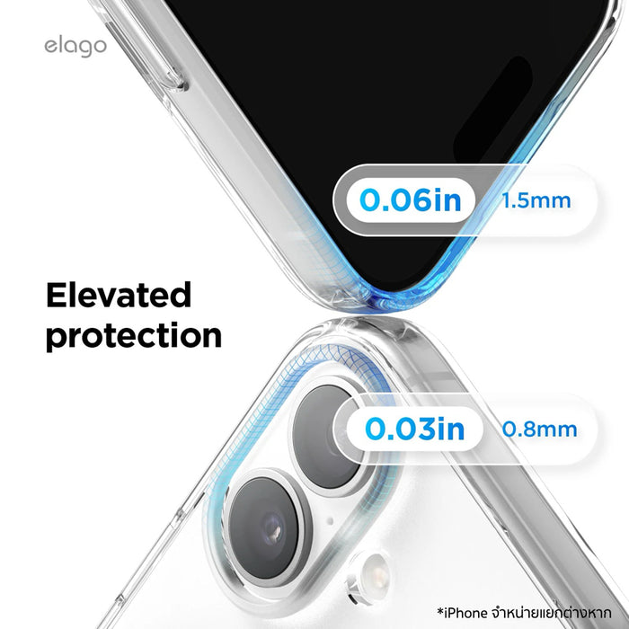 elago Clear Hybrid MagSafe Case for iPhone 17