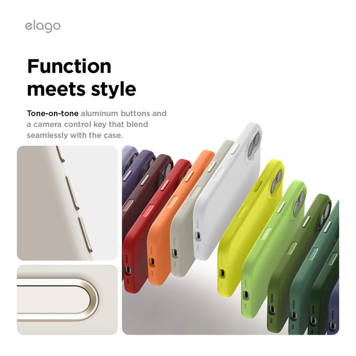 เคสซิลิโคน iPhone 17 Elago MagSafe Silicone - Orange