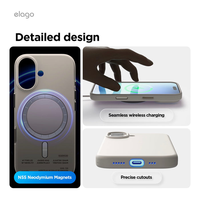 เคสซิลิโคน iPhone 17 Elago MagSafe Silicone - Orange