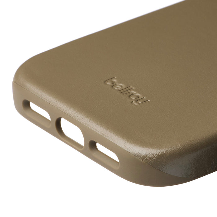 เคสหนัง iPhone 17 Pro Bellroy Phone Case Leather - Khaki