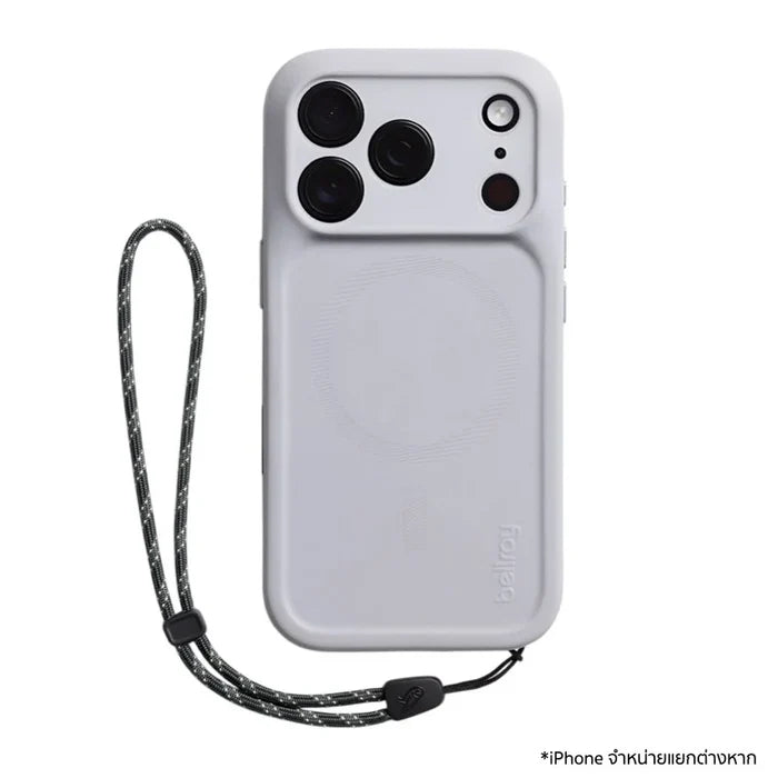 เคส Bellroy iPhone 17 Pro ปกป้องกล้องด้วยฝาครอบโพลิเมอร์ แข็งแรง บัฟเฟอร์ด้านข้าง พร้อมสายคล้องปรับได้ ถ่ายภาพมั่นใจทุกช็อต