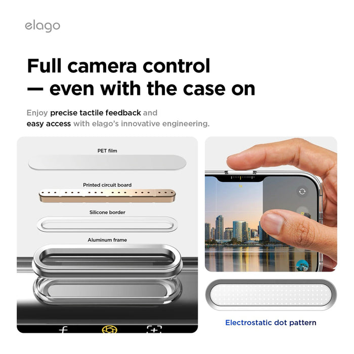 elago iPhone 17 Pro MagSafe Hybrid Case Clear