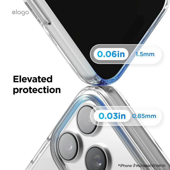 elago Clear Hybrid MagSafe Case for iPhone 17 Pro