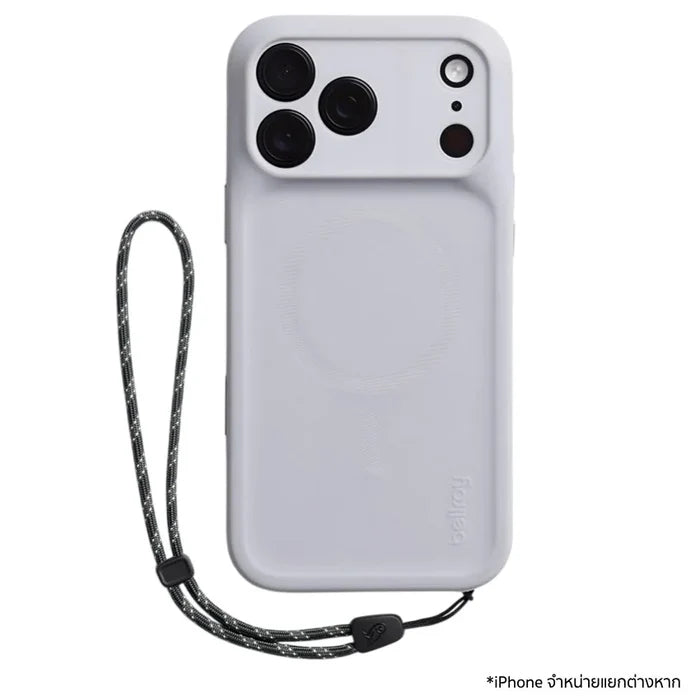 เคส Bellroy iPhone 17 Pro Max ปกป้องกล้องด้วยฝาครอบโพลิเมอร์ แข็งแรง บัฟเฟอร์ด้านข้าง พร้อมสายคล้องปรับได้ ถ่ายภาพมั่นใจทุกช็อต