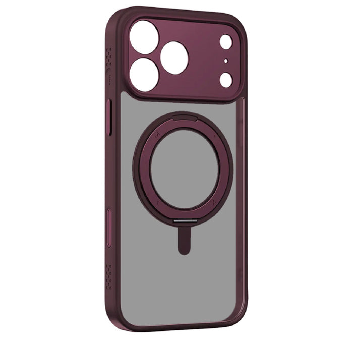 เคสไอโฟน Caseform Roller Magnetic สำหรับ iPhone 17 Pro Max สี Red กันกระแทก แบรนด์ MOMAX