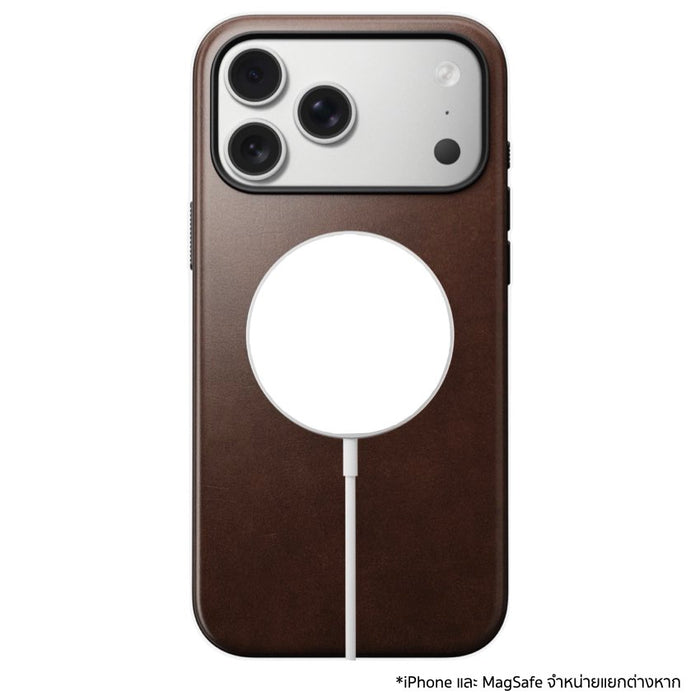 เคสหนัง Nomad Modern Horween สำหรับ iPhone 17 Pro Max มอบความทนทาน ปุ่มกล้องกระจก และ MagSafe พร้อมพัฒนาลวดลายเฉพาะตัวคุณ