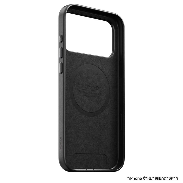 เคสหนัง iPhone 17 Pro Max Nomad Traditional Leather (Horween) - Black รองรับ MagSafe