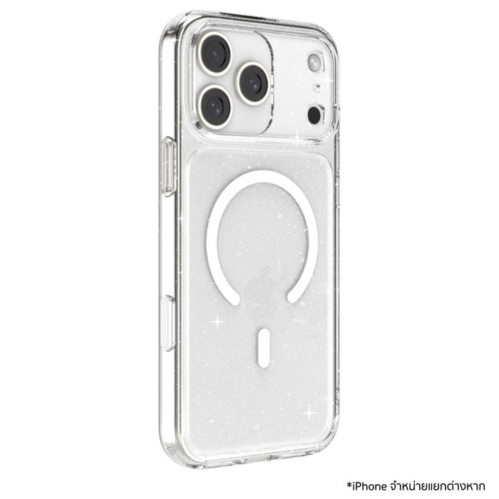 เคส iPhone 17 Pro Max Power Support Air Jacket Mag Hybrid ใส กันกระแทก มาตรฐาน Military รองรับชาร์จไร้สาย ปกป้องครบ พร้อมปุ่มควบคุมกล้องลื่นไหล