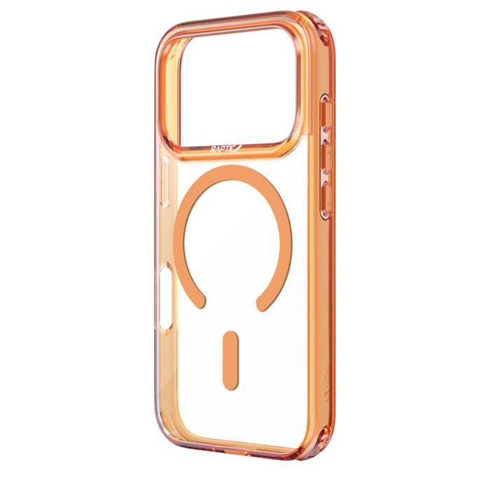 เคสใส iPhone 17 Pro Max Raptic Air Clear รองรับ MagSafe - Orange