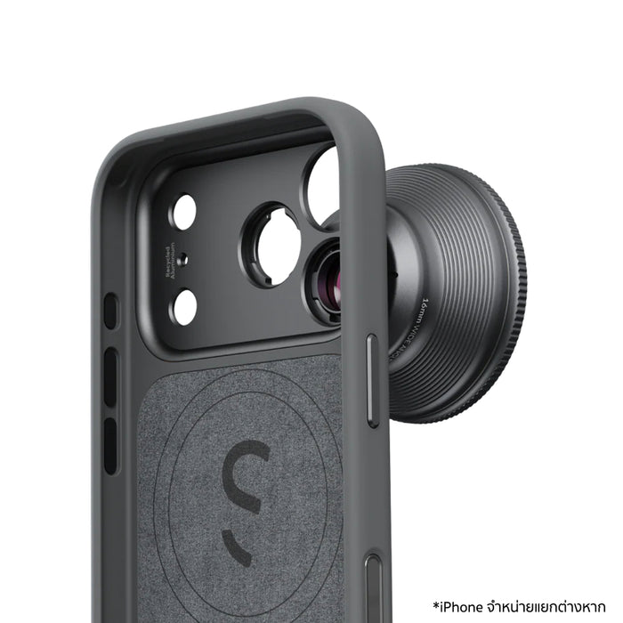 ShiftCam Camera Case S.Mount สำหรับ iPhone 17 Pro Max สี Dark พร้อมปุ่มกล้องในตัว รองรับ MagSafe กันกระแทก 2 เมตร วัสดุรีไซเคิลคุณภาพสูง