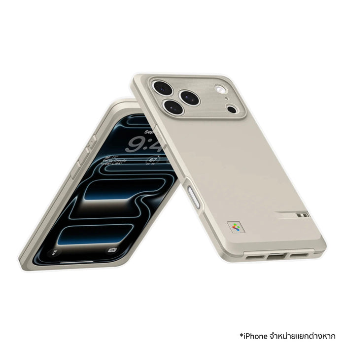 เคสกันกระแทก iPhone 17 Pro Max ดีไซน์ย้อนยุค Macintosh 128K รองรับ MagSafe ป้องกันระดับ Military Grade พร้อมปุ่มสัมผัสลื่นไหล สั่งซื้อ Spigen Classic LS