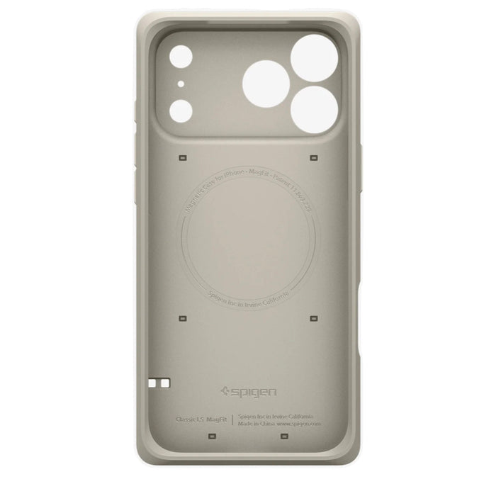 เคสกันกระแทก iPhone 17 Pro Max Spigen Classic LS MagFit - Stone