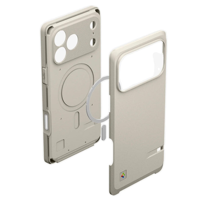 เคสกันกระแทก iPhone 17 Pro Max Spigen Classic LS MagFit - Stone