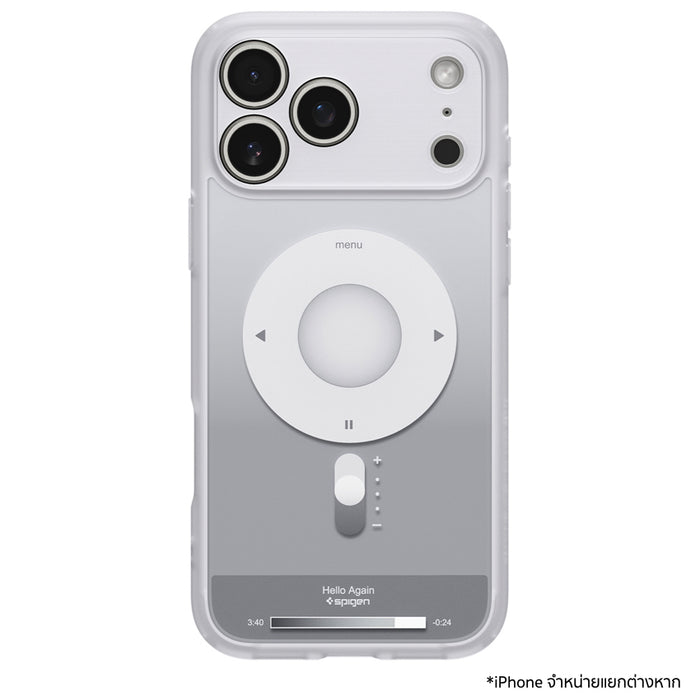 เคส iPhone 17 Pro Max Spigen Ultra Hybrid Classic MagFit - Classic Silver