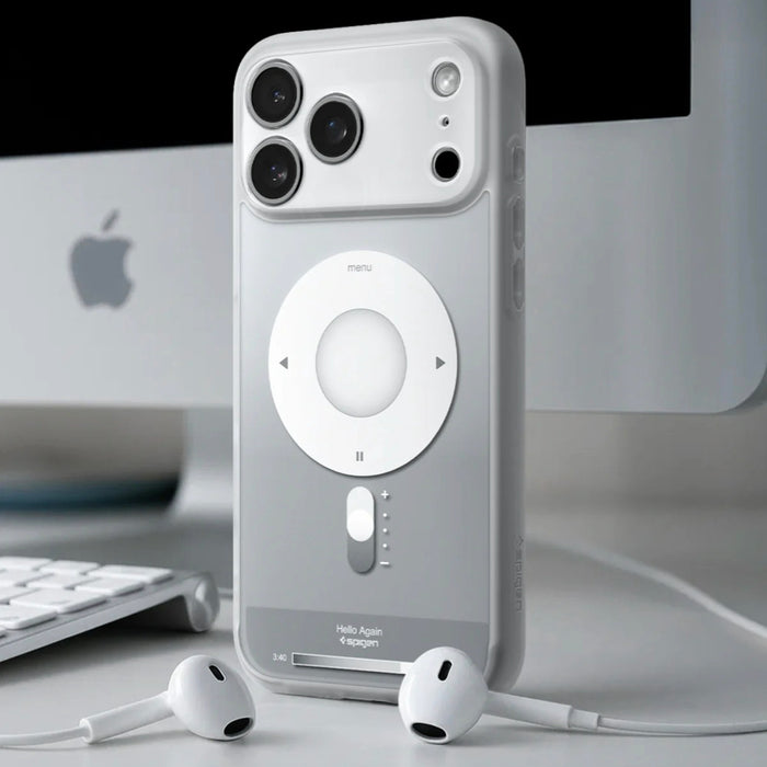 เคส iPhone 17 Pro Max Spigen Ultra Hybrid Classic MagFit - Classic Silver