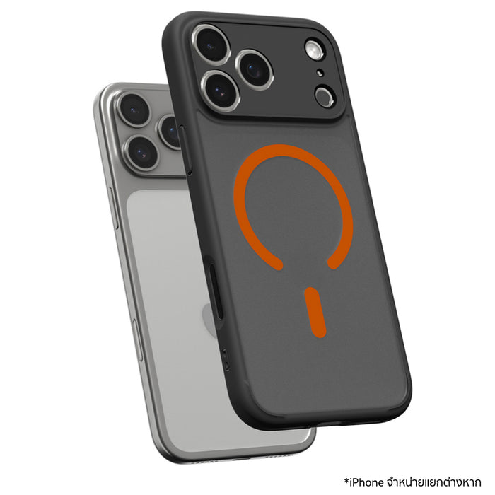 Spigen Ultra Hybrid เคสกันกระแทก iPhone 17 Pro Max สีดำส้ม