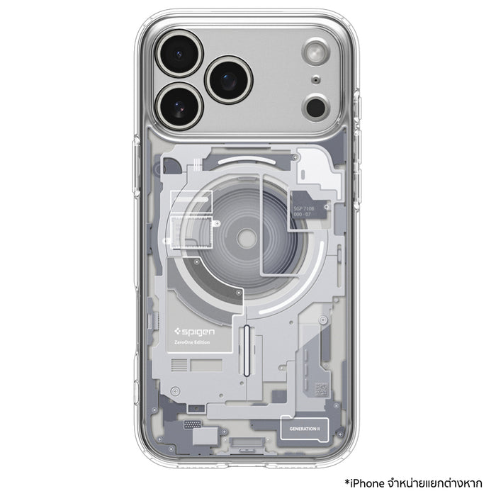 เคส Spigen Ultra Hybrid MagFit Zero One White สำหรับ iPhone 17 Pro Max