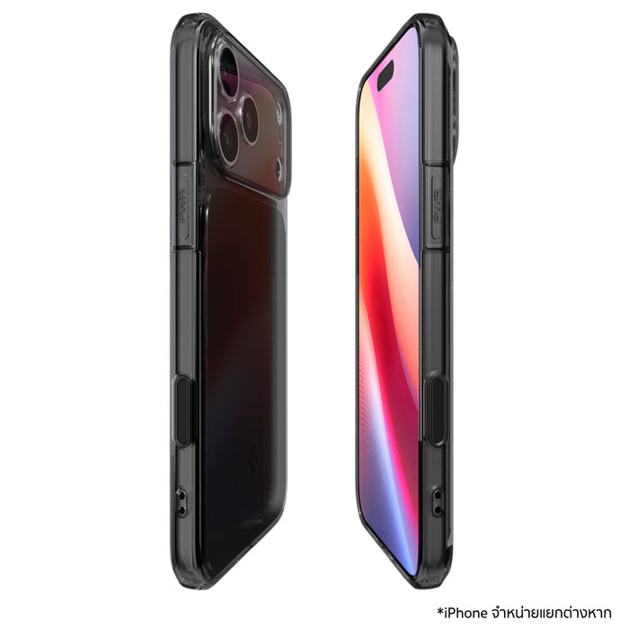 เคส iPhone 17 Pro Max จาก SPIGEN ดีไซน์ Hybrid แข็งแรง บาง รองรับ MagSafe ปกป้องกล้องครบ ใช้งานปุ่มลื่นไหล