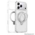 เคสกันกระแทก iPhone 17 Pro Max Torras Ostand Spin Series - Clear ขาตั้งหมุนได้ 360° ดีไซน์แข็งแรง ทนทาน รองรับการชาร์จไร้สาย