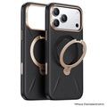 เคสกันกระแทก iPhone 17 Pro Max Torras Ostand Spin VegSkin Series - Ivory Black