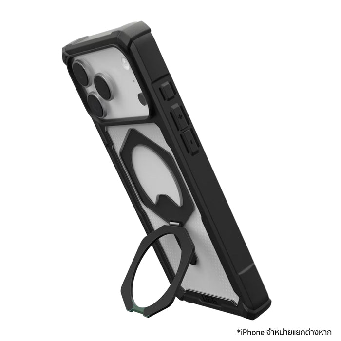 UAG Plasma XTE สำหรับ iPhone 17 Pro Max เคสกันกระแทก 20 ฟุต รองรับ MagSafe พร้อมขาตั้งโลหะในตัว ดีไซน์บางเบา มาตรฐาน MIL-STD
