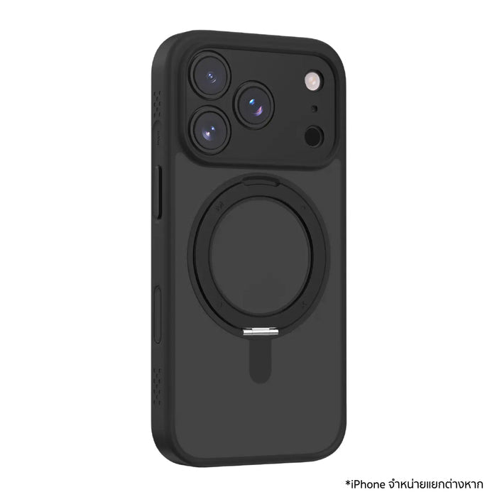 เคสไอโฟน Caseform Roller Magnetic สำหรับ iPhone 17 Pro สี Black ดีไซน์สวยงาม แบรนด์ MOMAX