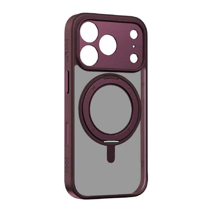 เคสไอโฟน Caseform Roller Magnetic สำหรับ iPhone 17 Pro สี Red กันกระแทก แบรนด์ MOMAX