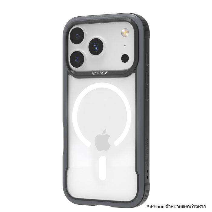 เคสไอโฟน Shield Classic รองรับ MagSafe สำหรับ iPhone 17 Pro สี Black ดีไซน์สวยงาม จากแบรนด์ RAPTIC