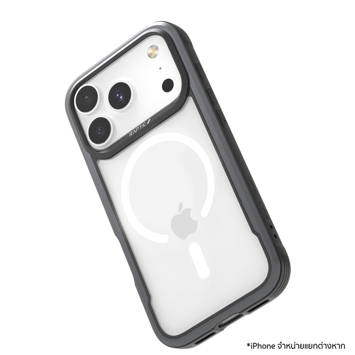 เคสไอโฟน Shield Classic รองรับ MagSafe สำหรับ iPhone 17 Pro สี Black กันกระแทก จากแบรนด์ RAPTIC