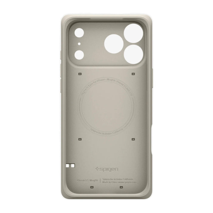 เคสกันกระแทก iPhone 17 Pro ดีไซน์ย้อนยุค Macintosh 128K รองรับ MagSafe ป้องกันระดับ Military Grade พร้อมปุ่มสัมผัสลื่นไหล สั่งซื้อ Spigen Classic LS