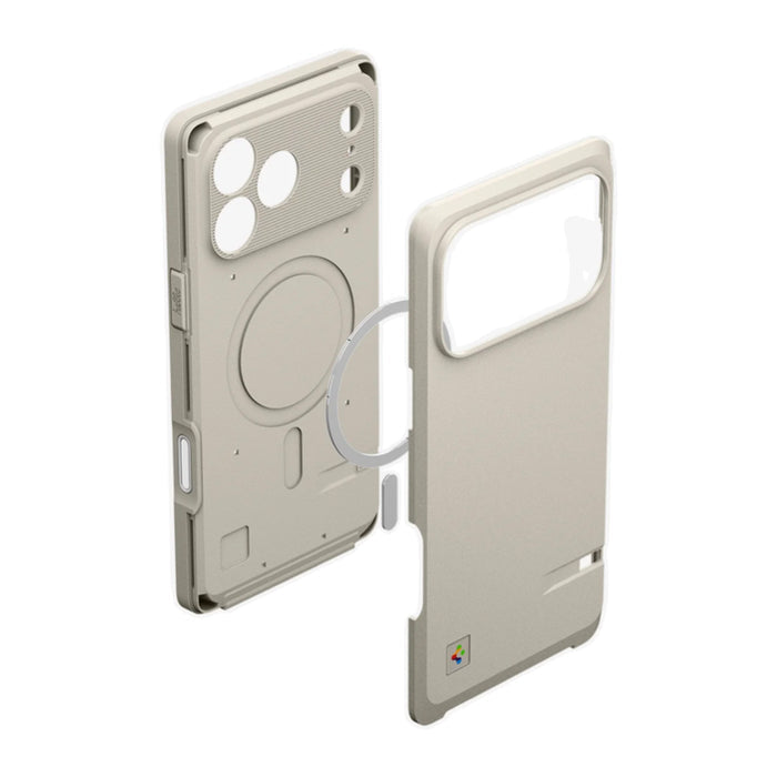 เคสกันกระแทก iPhone 17 Pro ดีไซน์ย้อนยุค Macintosh 128K รองรับ MagSafe ป้องกันระดับ Military Grade พร้อมปุ่มสัมผัสลื่นไหล สั่งซื้อ Spigen Classic LS