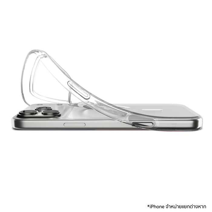 เคส Spigen iPhone 17 Pro โชว์ความงามตัวเครื่อง สีขาวใส